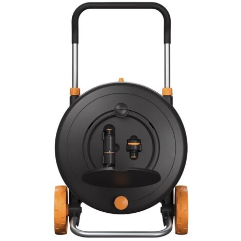 Carrello per irrigazione Fiskars Comfort nero 20 m tubo