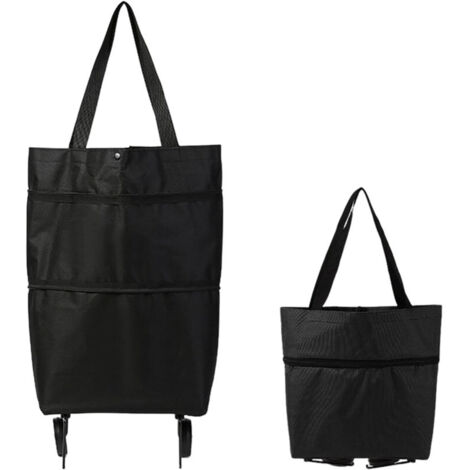 Carrello per la spesa da 1 pezzo, borsa per la spesa con ruote, borsa per carrello della spesa pieghevole, carrello della spesa di grande capacità