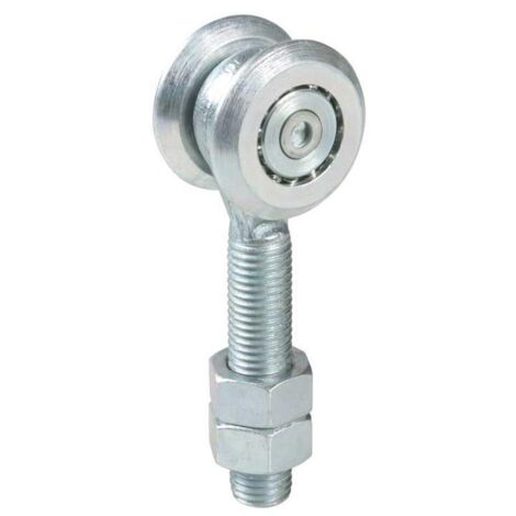 Carrello per portoni scorrevoli a 2 cuscinetti diametro 54 mm - m20