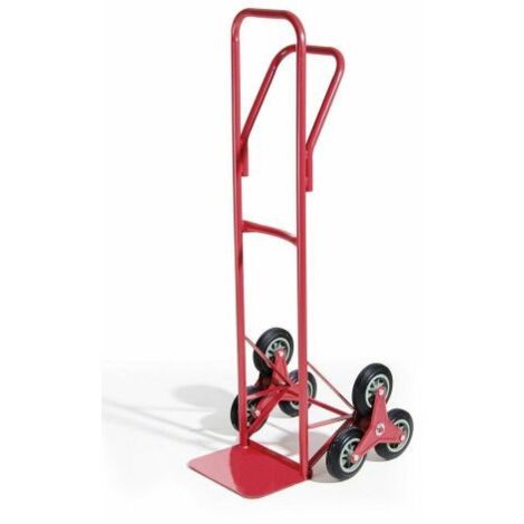 Carrello per Scale 6 Ruote 150 kg Sali Porta Sacchi Pacchi Bravetta Portatutto