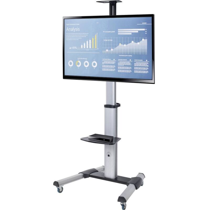 Prem-line xl FS10S-46T Carrello per tv 94,0 cm (37) - 177,8 cm (70) Inclinabile, Rotante, Regolab - Speaka Professional