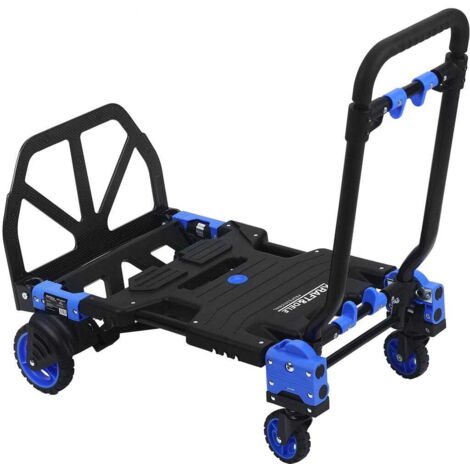 Carrello pieghevole 2 in 1 per trasporto e magazzino 150 kg KD3094
