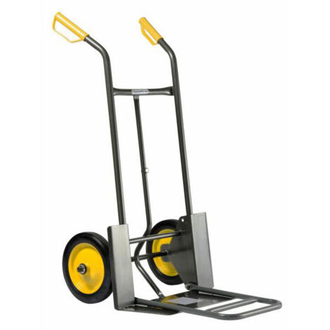 Carrello pieghevole e fisso per le forche, carico 200 kg - Ruote piene - 924P