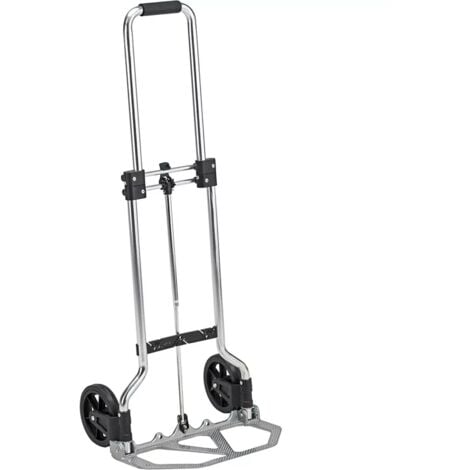 carrello pieghevole essenza in alluminio con portata massima di 45 kg 39x37x96 cm