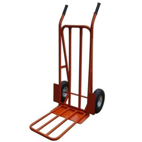 Carrello Pieghevole Ruote Pneumatiche Porta Pacchi Casse Bravetta Richiudibile