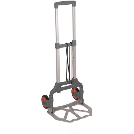 CARRELLO PORTA PACCHI PIEGHEVOLE RICHIUDIBILE PEDANA ALLUMINIO 80KG PORTAPACCHI