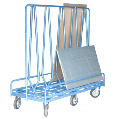 Carrello porta pannelli di grandi dimensioni - Cap. 1200 kg - 2 lati - Dim. 1430x250 mm - 800006529