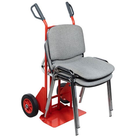 Carrello porta sedie con maniglie di protezione - Ruote di gomma - 810005342