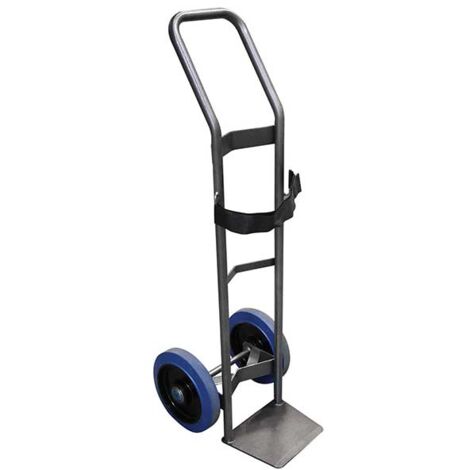 Carrello portabottiglie multiuso - Ruote in gomma blu non macchiate 250 mm - SAC15-RSB