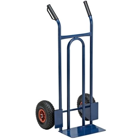 Carrello portapacchi in acciaio con ruote pneumatiche carrello per trasporti