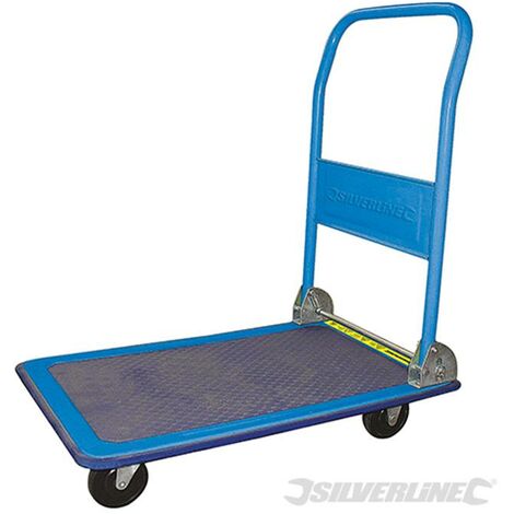 CARRELLO PORTAPACCHI PORTA SACCHI IN FERRO 4 RUOTE MANICO PIEGHEVOLE 150KG