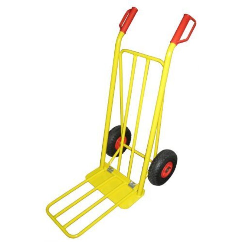 Utilia - Carrello 2 Ruote Pieghevole Portatutto Multiuso Porta Pacchi Trasporto Bravetta