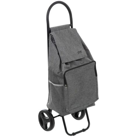 Carrello portaspesa 2 ruote grigio