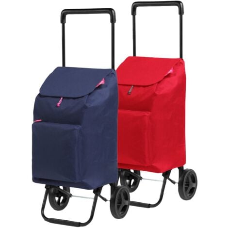 carrello portaspesa 'argo' colore rosso - 45 lt