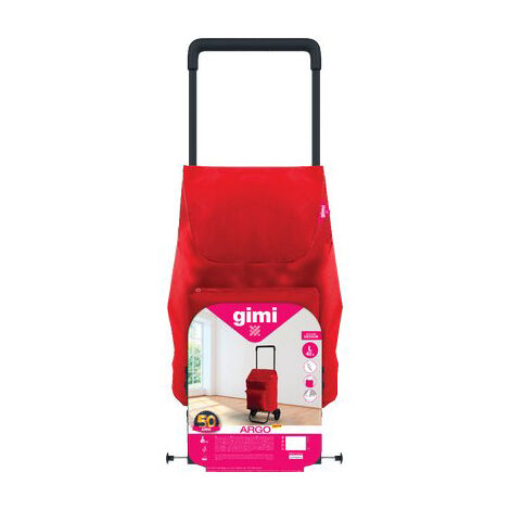 CARRELLO PORTASPESA ARGO NEW GIMI  ROSSO CM 37X33 H.CM 96