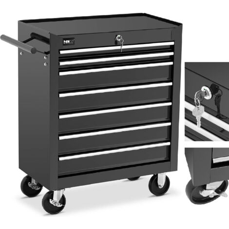 Carrello Officina LARBANKE A 5 Cassetti - Con Ruote, Chiusura A Chiave, 73.7x65.8x37.7 Cm, Per Utensili - Foto 11