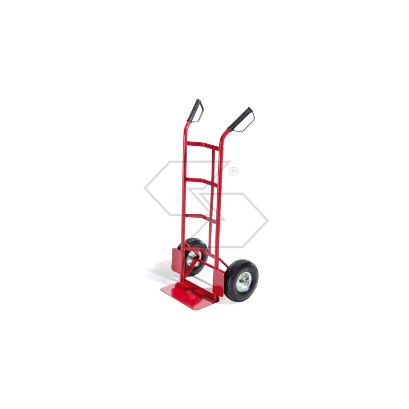 Image of Newgarden - Carrello portatutto 110x42x42cm portata 150kg ruote pneumatiche manopole gomma