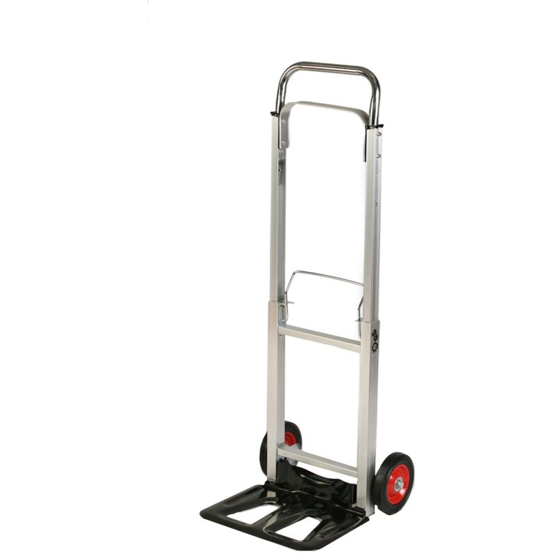 Carrello pieghev. acciaio alluminio 90 kg
