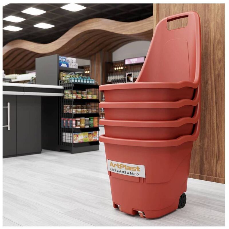 Mm unverified brand Carrello Portatutto In Resina A 4 Ruote