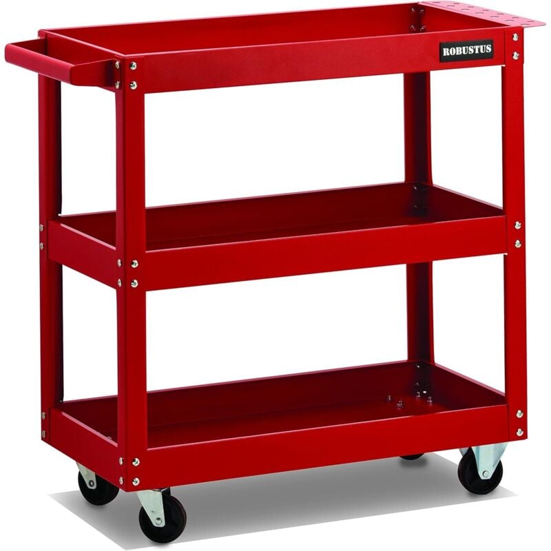 Bricoshop24 - carrello per utensili da officina portautensili attrezzi con ruote 70x35x73h
