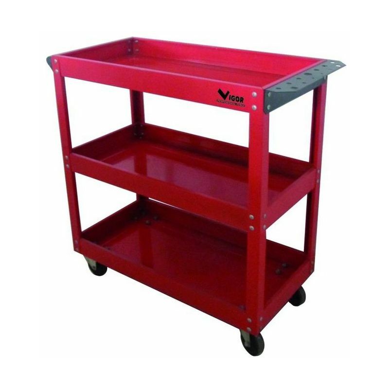 Image of Blinky Carrello Portautensili Trolley 3 Piani 83x35x76cm - Vigor