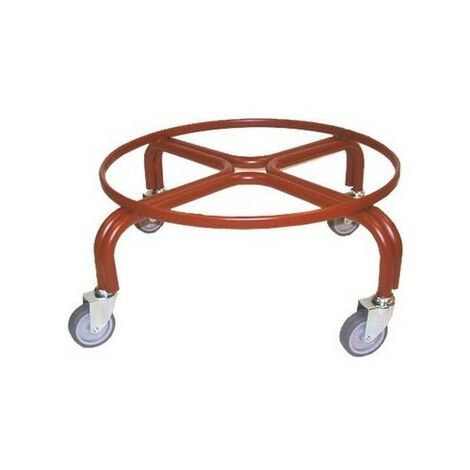 Carrello sottovaso tondo con ruote industriali cm. 55