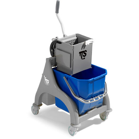 Carrello professionale per le pulizie Nick grigio 25 lt con strizzatore O-Key