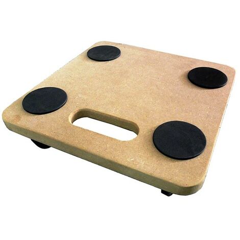 Carrello quadrato in mdf con antiscivolo