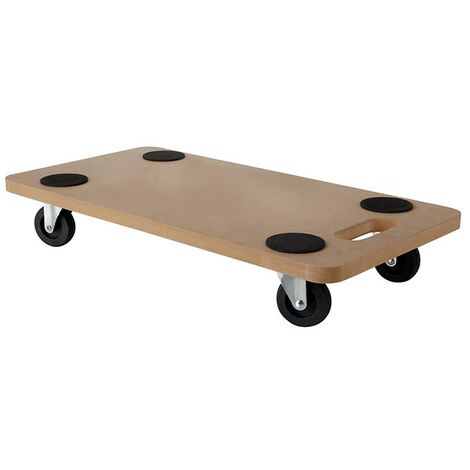 Carrello rett in mdf con antiscivolo 29x58 cm