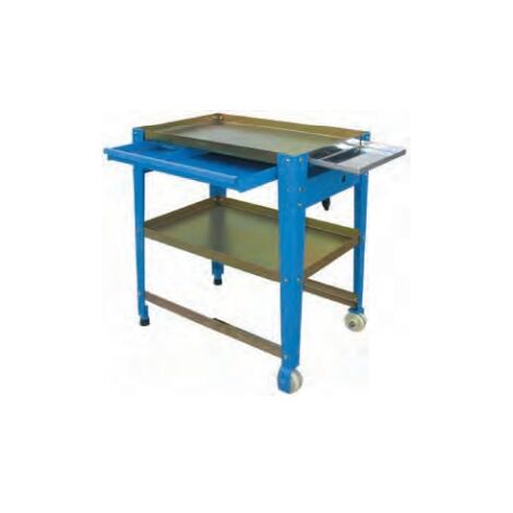 Carrello riparazione lamiera di acciaio stampata bordo ritegno cassetto laterale
