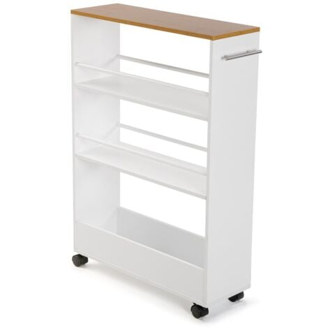 VERSA Carrello slim bianco