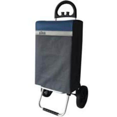 CARRELLO SPESA CHLOE ALLUMINIO- - cm.41x33x100h. - 1 pezzi XTRA