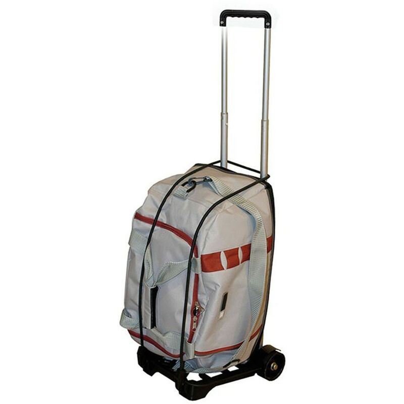 Image of Carrello trolley porta zaino borsa da scuola valigia viaggi borsa in alluminio leggero e richiudibile