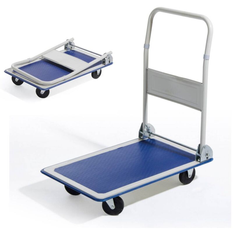 Carrello Portapacchi Con Manico Pieghevole Pianale Valigie Sacchi 1...