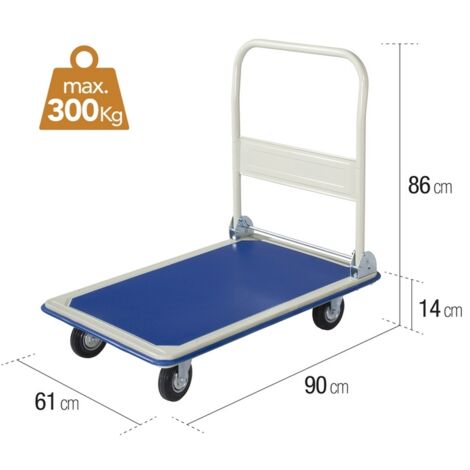 CARRELLO TUTTOFARE PORTATA KG.300 90X61X86H
