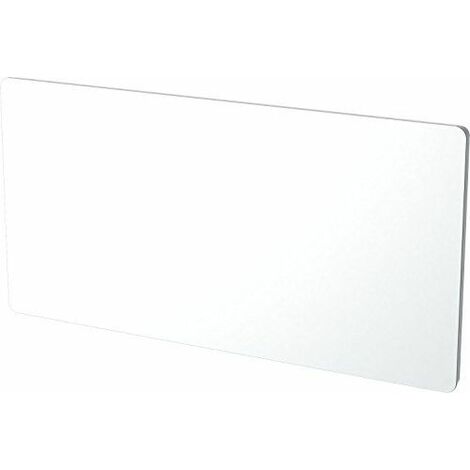 CAYENNE Klaas LCD 2000 watts - Radiateur u00e9lu00e9ctrique panneau rayonnant programmable - Fau00e7ade en verre blanc