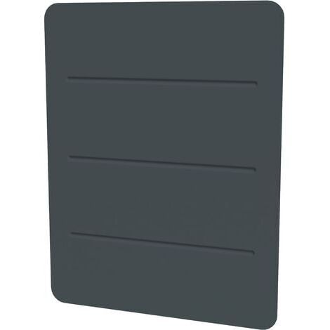 Carrera radiateur à céramique + film gris anthracite commande tactile - Plusieurs puissances disponibles