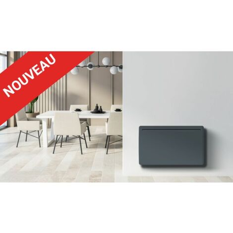 Radiateur à inertie céramique lcd 1500w gris CARRERA Pas Cher 