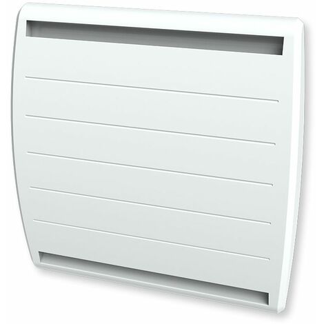 Cayenne radiateur à interie double coeur fonte + film 1000W galbé LCD - Blanc