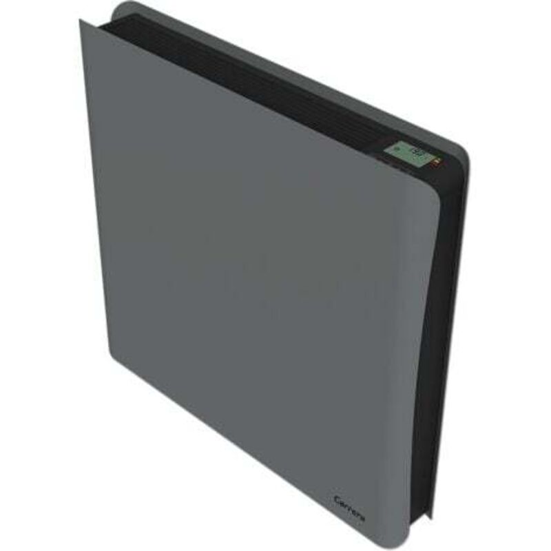 Carrera - Radiateur Électrique lcd Céramique + Film Gris Noir 1000W dakota