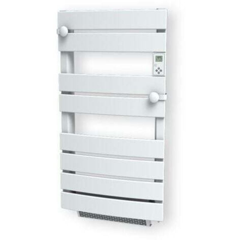 Carrera radiateur seche-serviette 750W + soufflerie 1000W - Cintre a lames plates