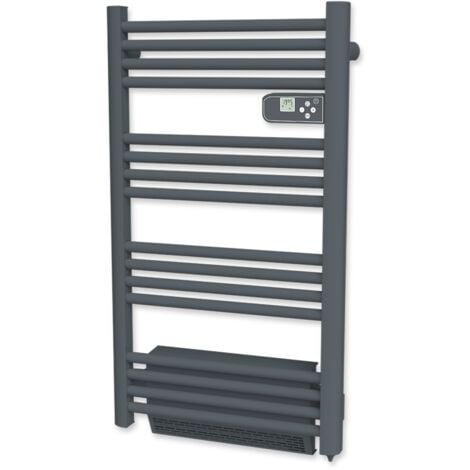 Carrera radiateur sèche-serviettes à lames plates 500w + soufflerie 1000w