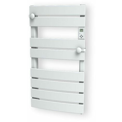 Cayenne radiateur sÞche-serviette 750W lames plates blanc LCD - Blanc