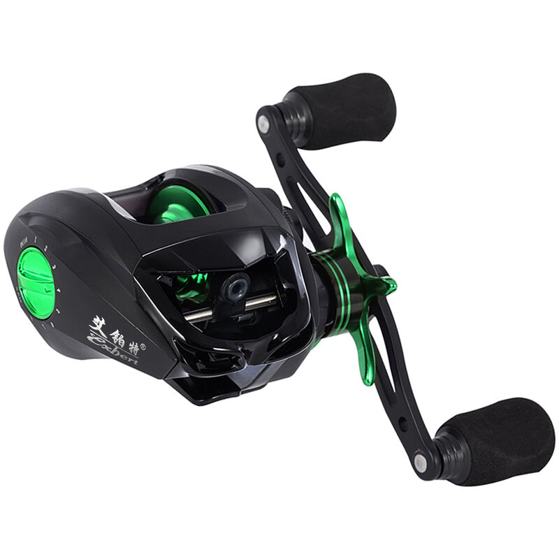 

Carrete Baitcasting 11 + 1BB Rodamientos de bolas Carrete de pesca Baitcasting Alta velocidad 6.3: 1 Relacion de transmision Sistema de freno