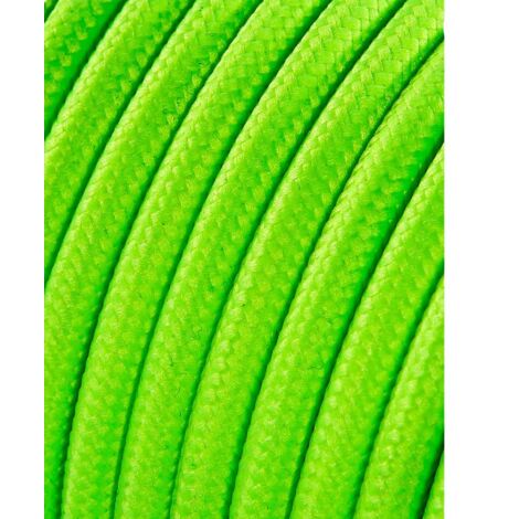 Carrete cable cordón tubular h03vv-f 2 x 0,75 mm² fluor amarillo, 25 m