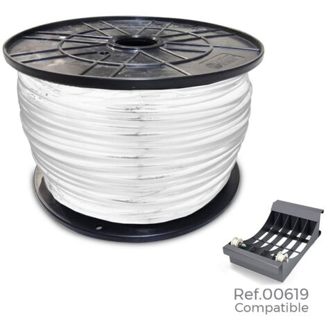 CARRETE CABLE MANGUERA ACRILICA 1KV BLANCA 3x2,5mm 150m (BOBINA GRANDE Ø400x200mm)