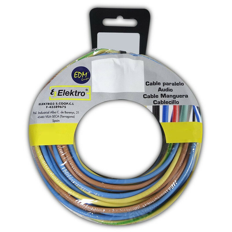 

Carrete Cablecillo 1.5Mm 3 Cables (Az-M-T) 10M X Color 30 M - NEOFERR..