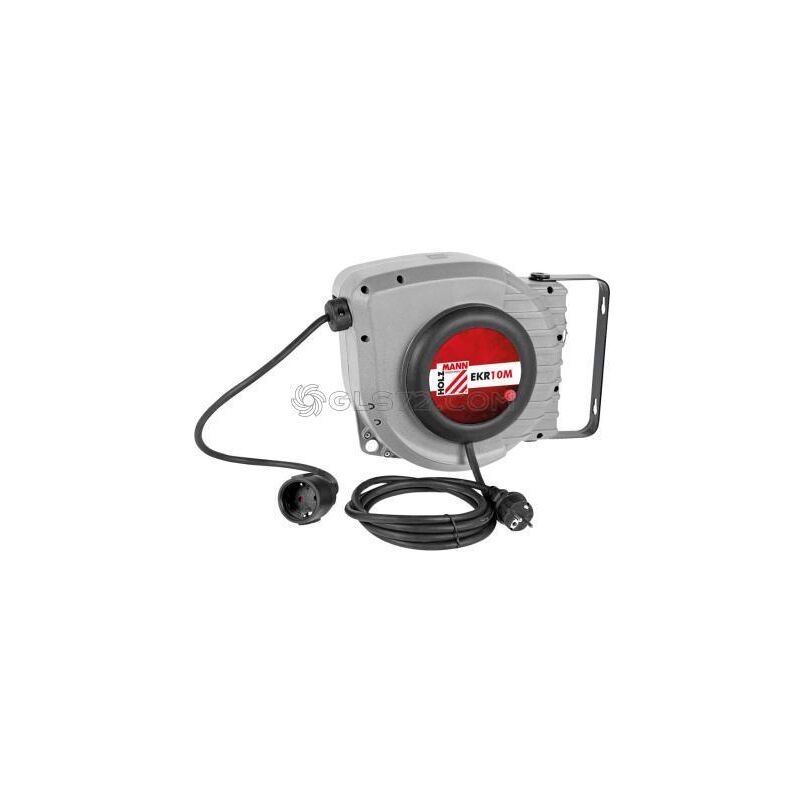 

Carrete De Cable Electrico Con Automatica Retractil 230V 10 M Holzmann Ekr10M