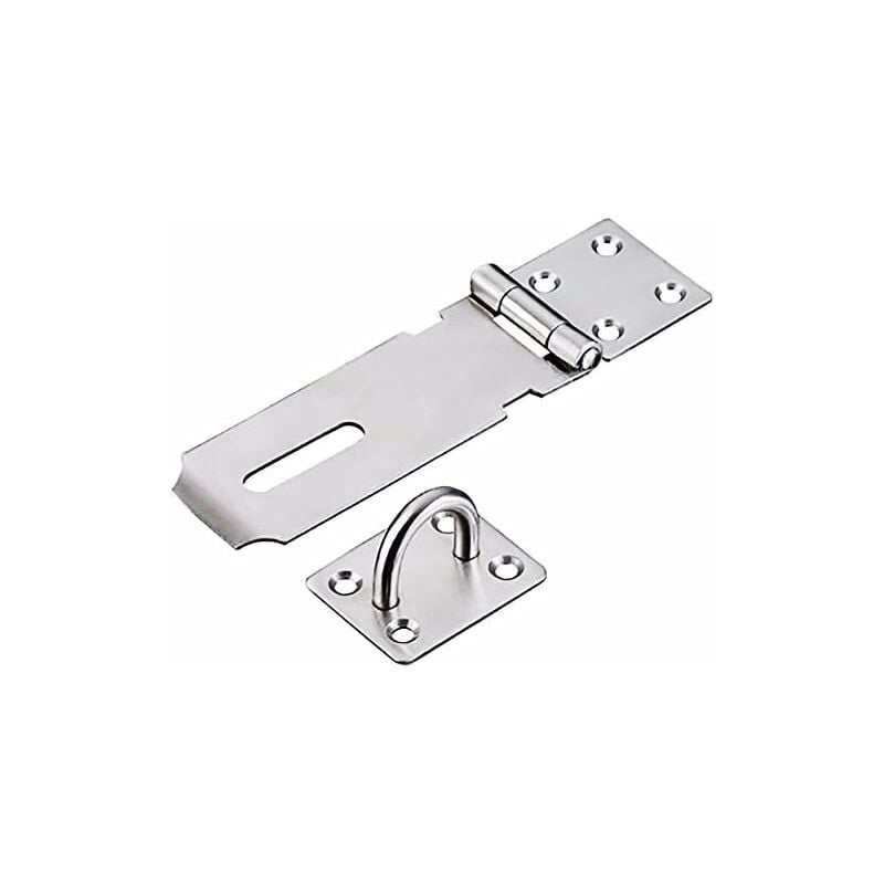 

Carrete de candado de acero inoxidable LITZEE, carrete de alta resistencia y clip con tornillos, cerradura de puerta, cerradura de puerta, gancho de