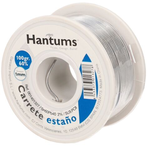 Carrete de estaño 100gr 60% 1mm GSC 1401327
